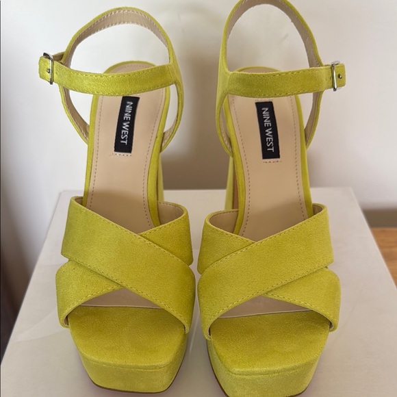 Nine West Shoes - Nine West Women's Yellow Platform Sandals